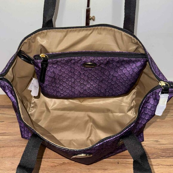 💟Coach Signature Fabric-Nylon Bag & Snap Pouch💟 - Picture 7 of 16